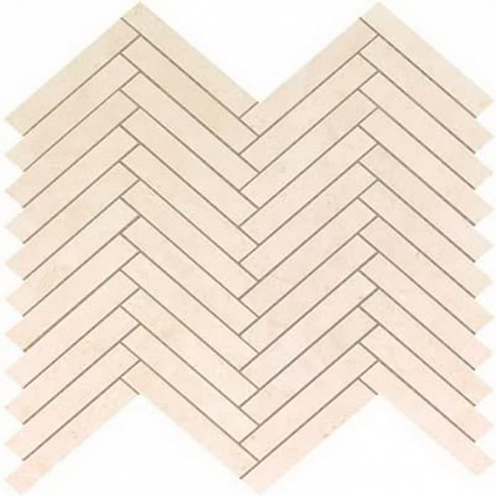 Marvel Stone Cream Prestige Herringbone Wall 30x30.5